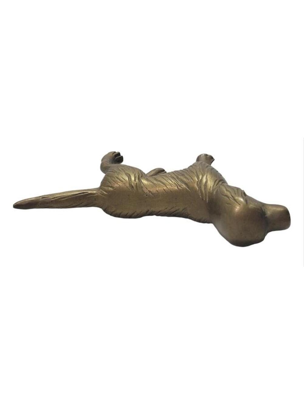 Vintage Brass English Bulldog & Pointer Hunting Dog Figurine Set - Picture 15 of 16